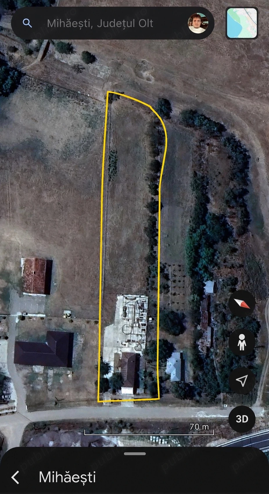 Proprietate Mihaesti Jud Olt 4000mp