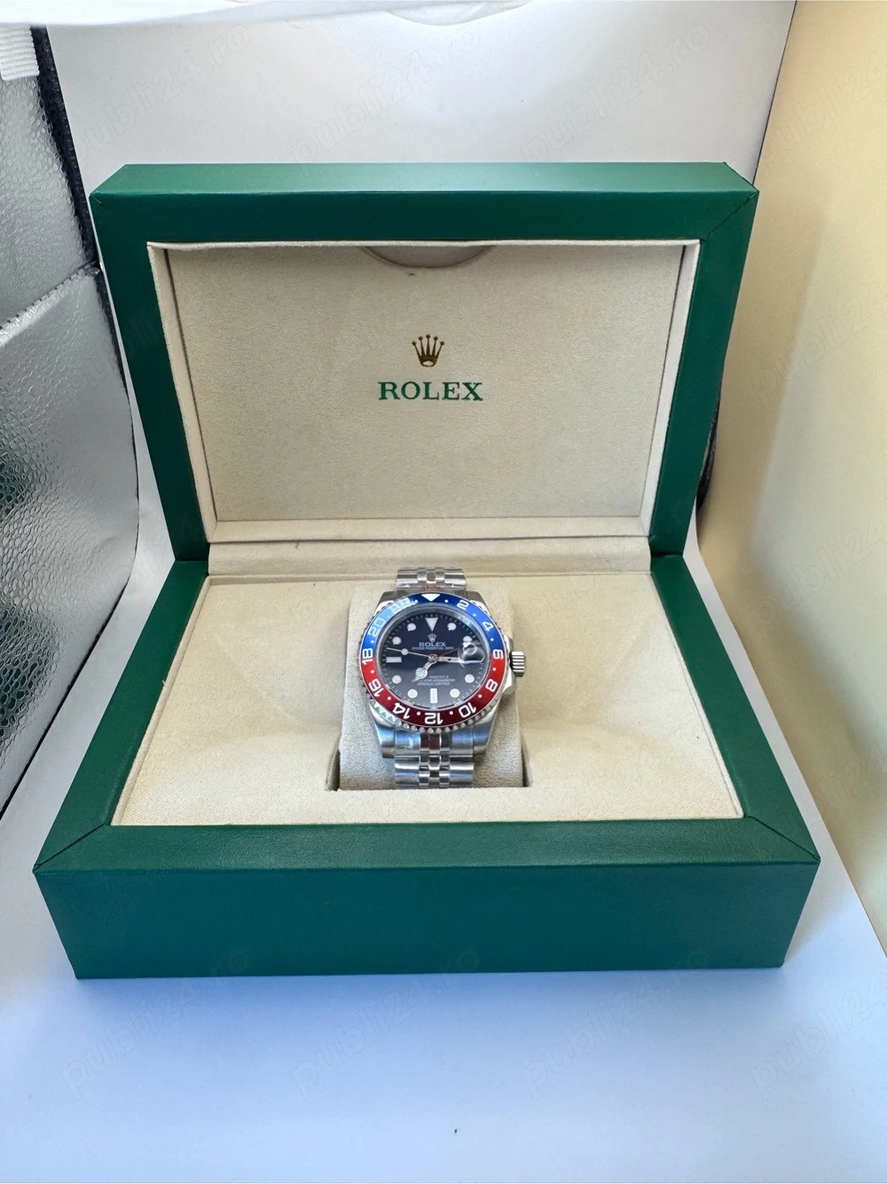 Ceas Rolex GMT-Master II Pepsi 40 mm , Nou