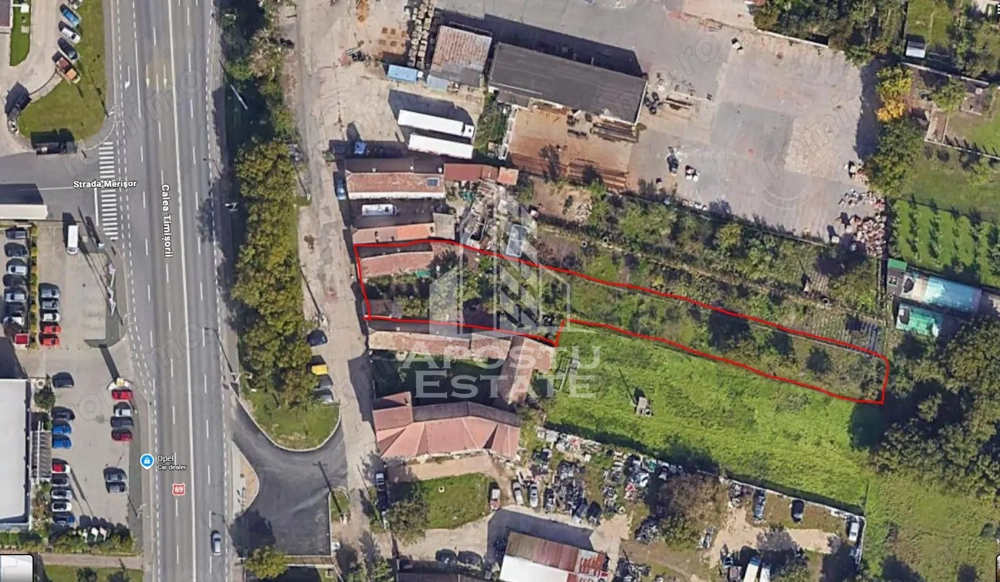 Teren comercial 1.273 mp + construcție Calea Timisorii