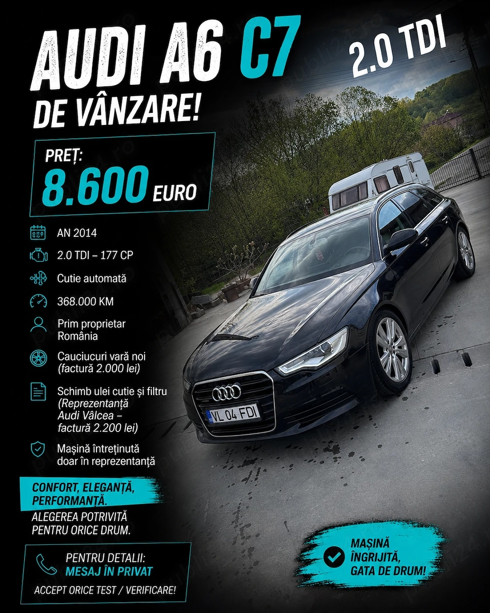 Audi a6 c7 2.0 tdi 2014