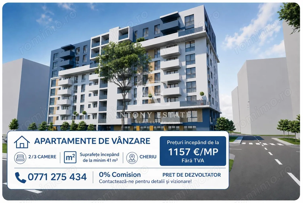 Antony Estate | Apartamente NOI - 0% Comision