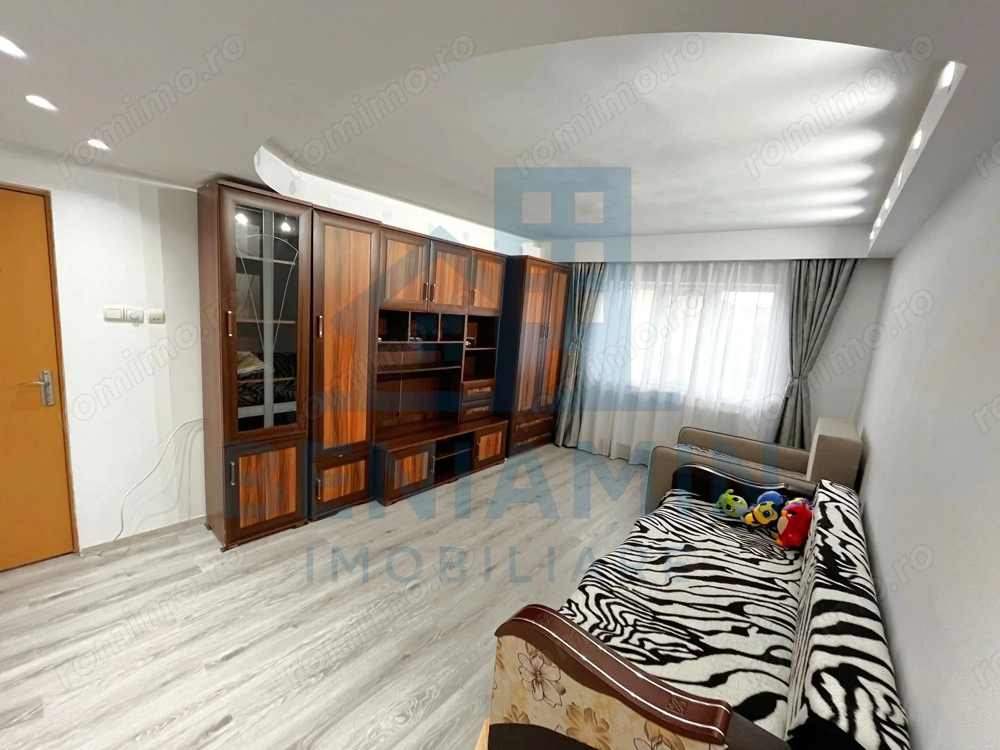 Apartament 2 camere decomandat-Centrala termica-Etaj 3-Mobilat-Utilat