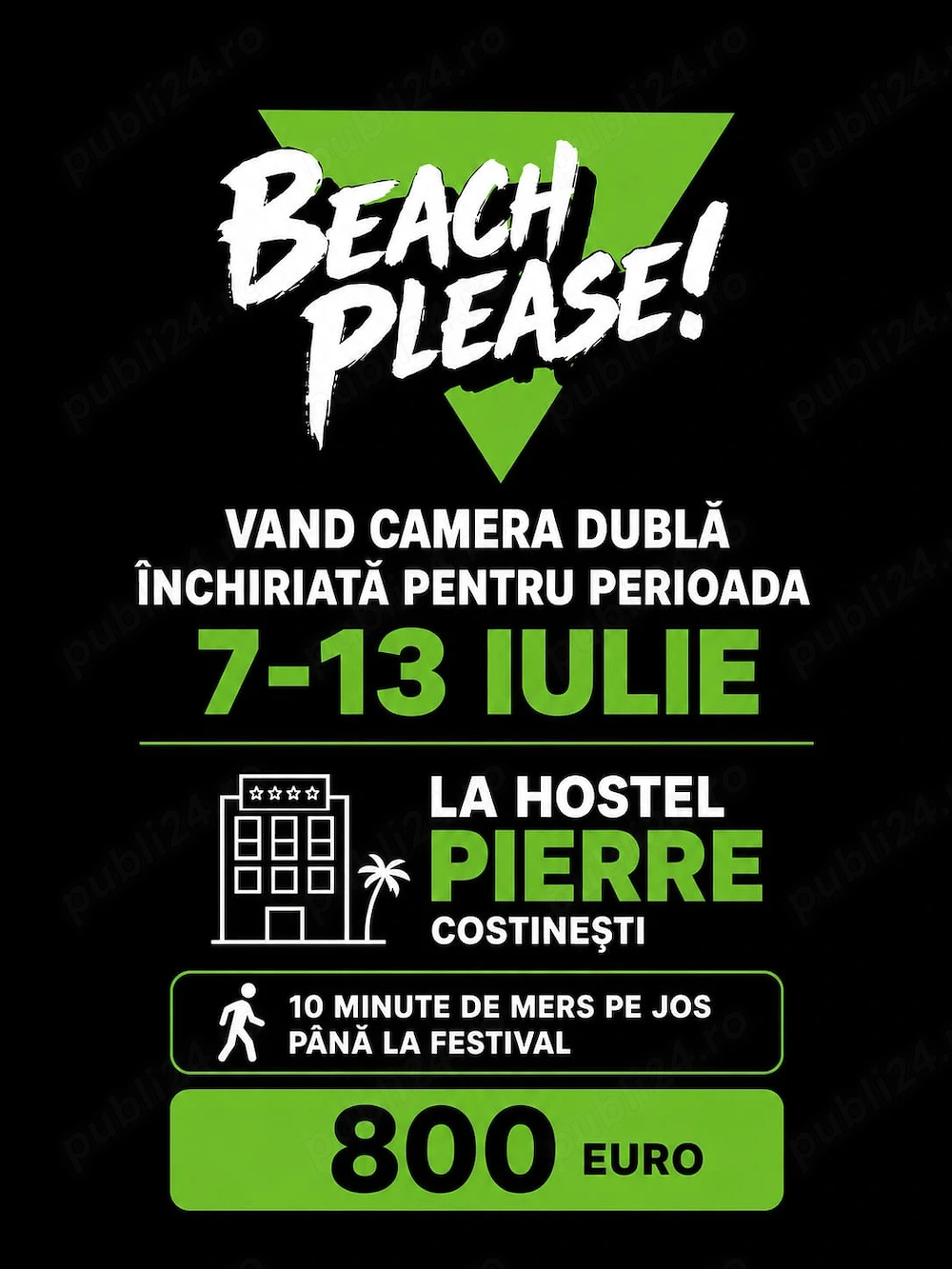 Cedez camera dubla Costinesti - Beach Please