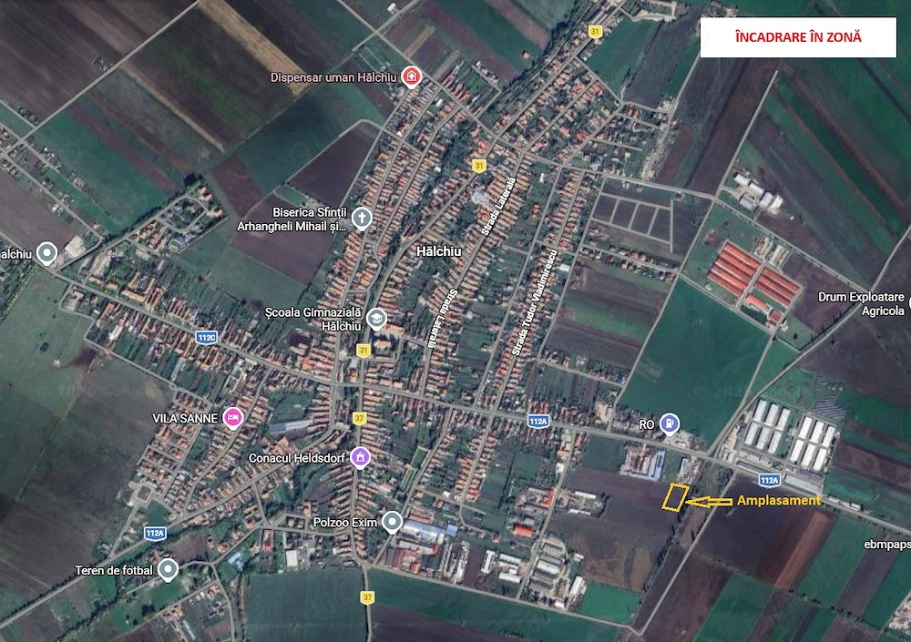 De vânzare teren intravilan în Hălchiu, 5000 mp