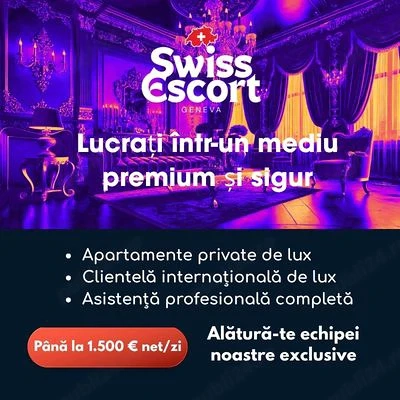 Swiss Escort - Elveția - Căutăm femei suple, educate, cu vârste cuprinse între 18 și 30 de ani