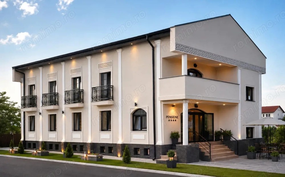 Pensiune 4* CETATE 8 Camere D+ P+ E 170 mp Finisata Utilata Mobilata
