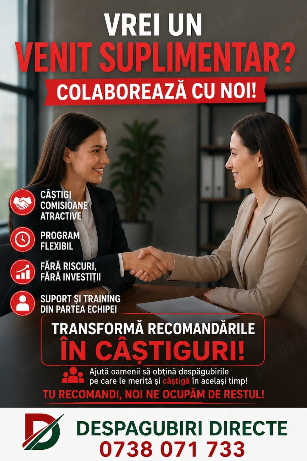 Venit suplimentar sub formă de colaborare.