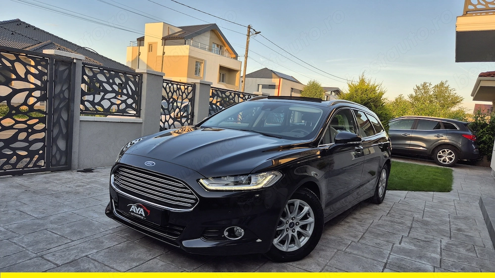 Ford-Mondeo-Titanium X-Panoramic-Faruri Ful Led-Camera-Lane Assist-1.6 tdci 120 cp Full Options