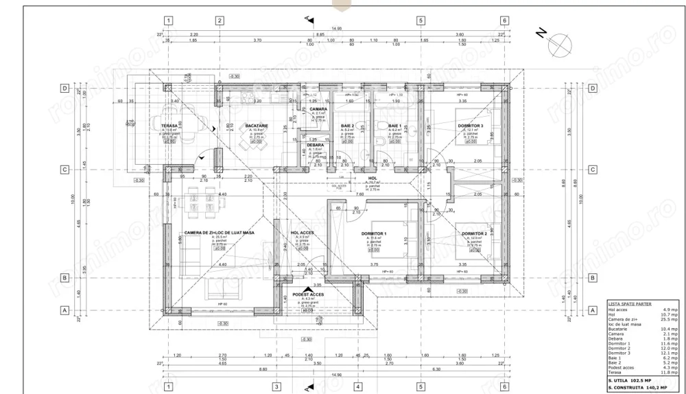 Case individuale  pe parter ,550 mp teren , Tăuții Măgherăuș ,central 
