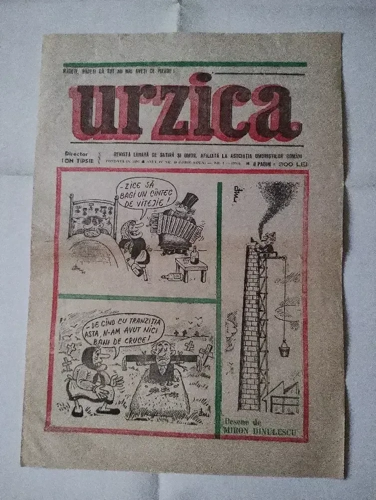 468. Revista de umor, Urzica nr. 4, 1995