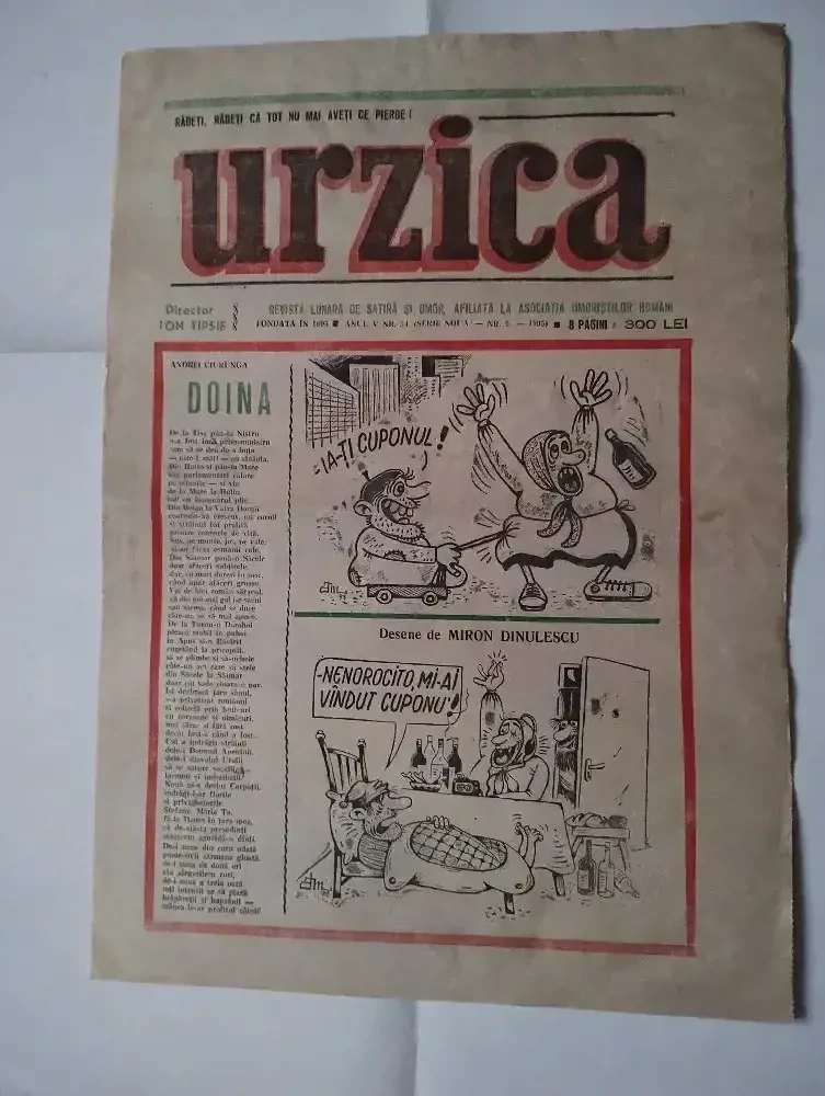 464. Revista de umor, Urzica nr. 9, 1995