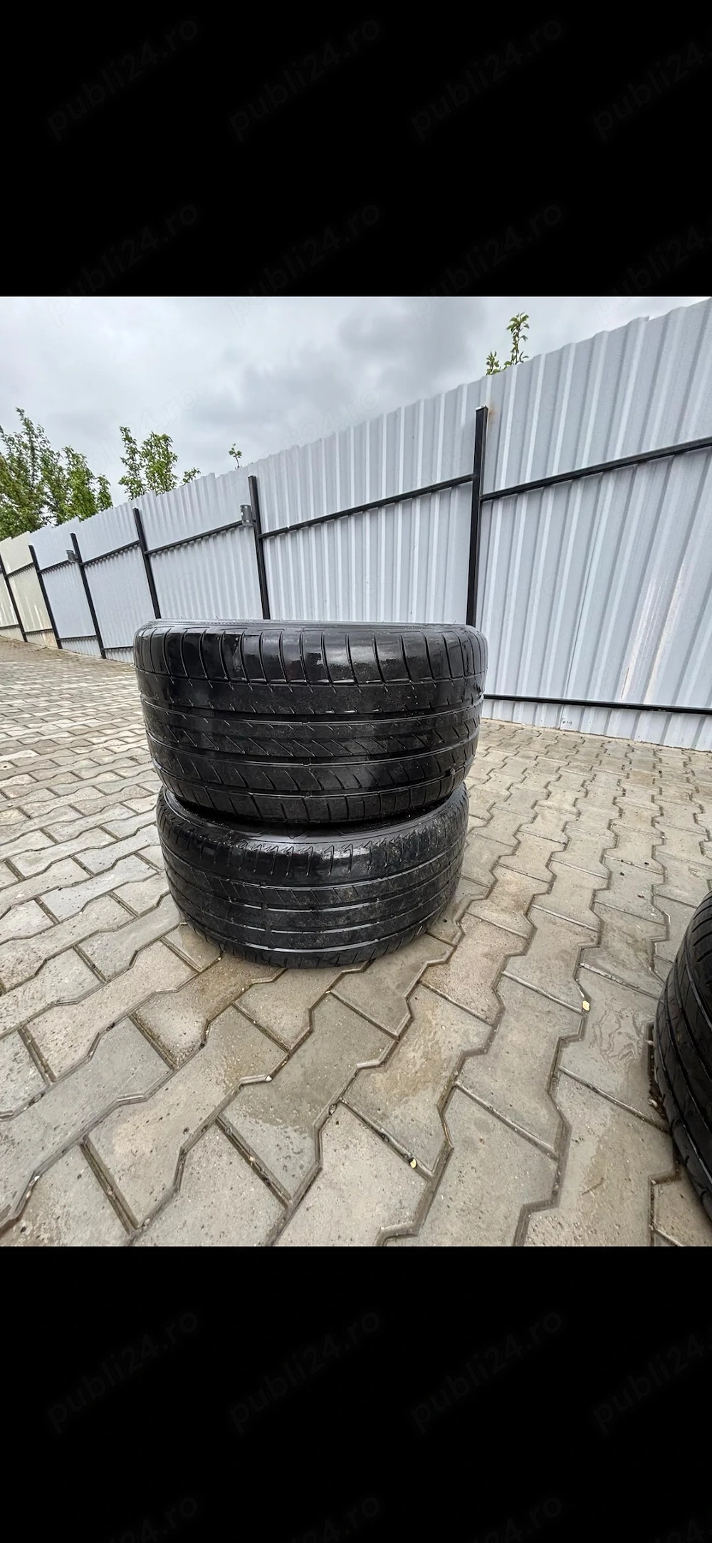 4 jante de aliaj cu cauciucuri de vara de x5  r20