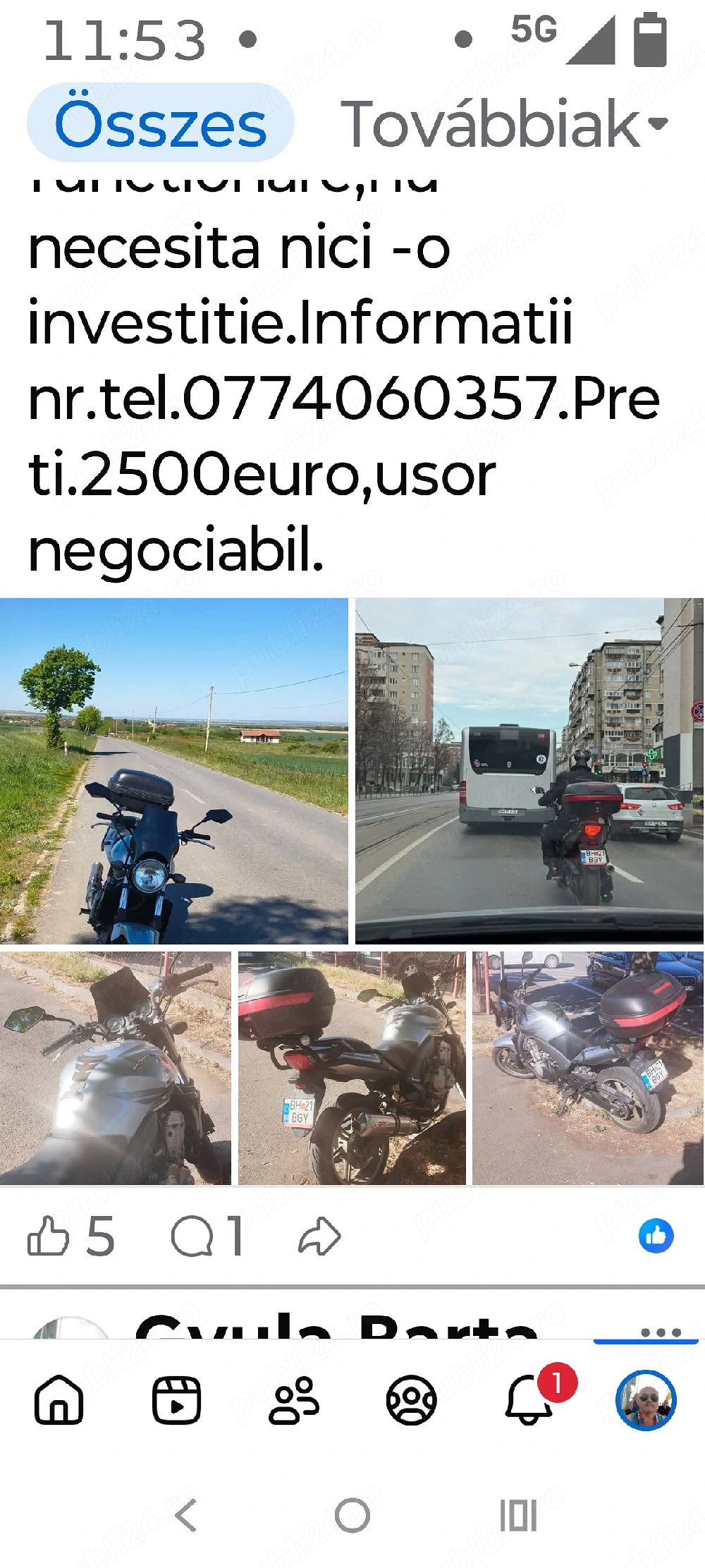 Motocicleta Honda CBF 600 N