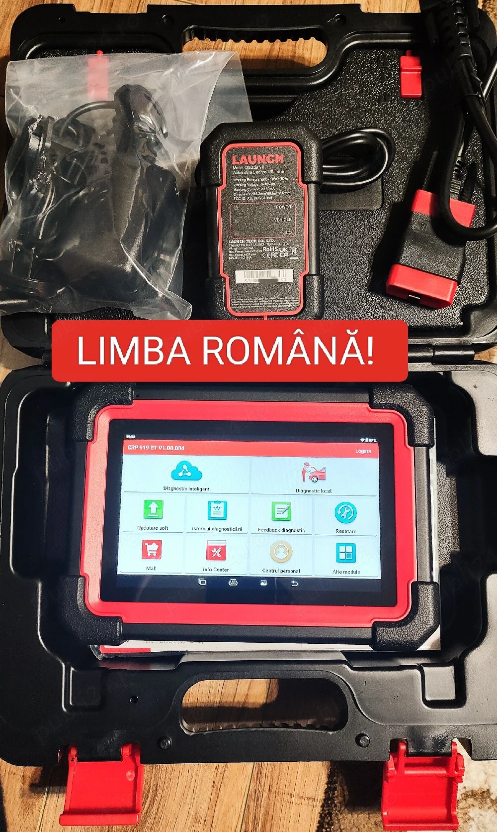 SET Diagnoza LAUNCH X431 CRP919 cu DBSCar VII cu Bluetooth, sigilat! 2 ANI actualizări Gratuite!
