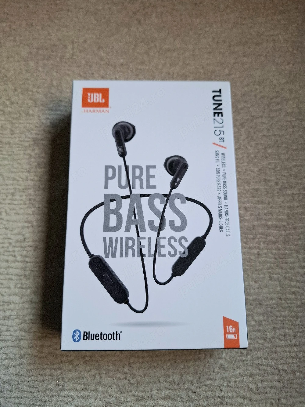Căști in-ear bluetooth JBL Tune 215 BT