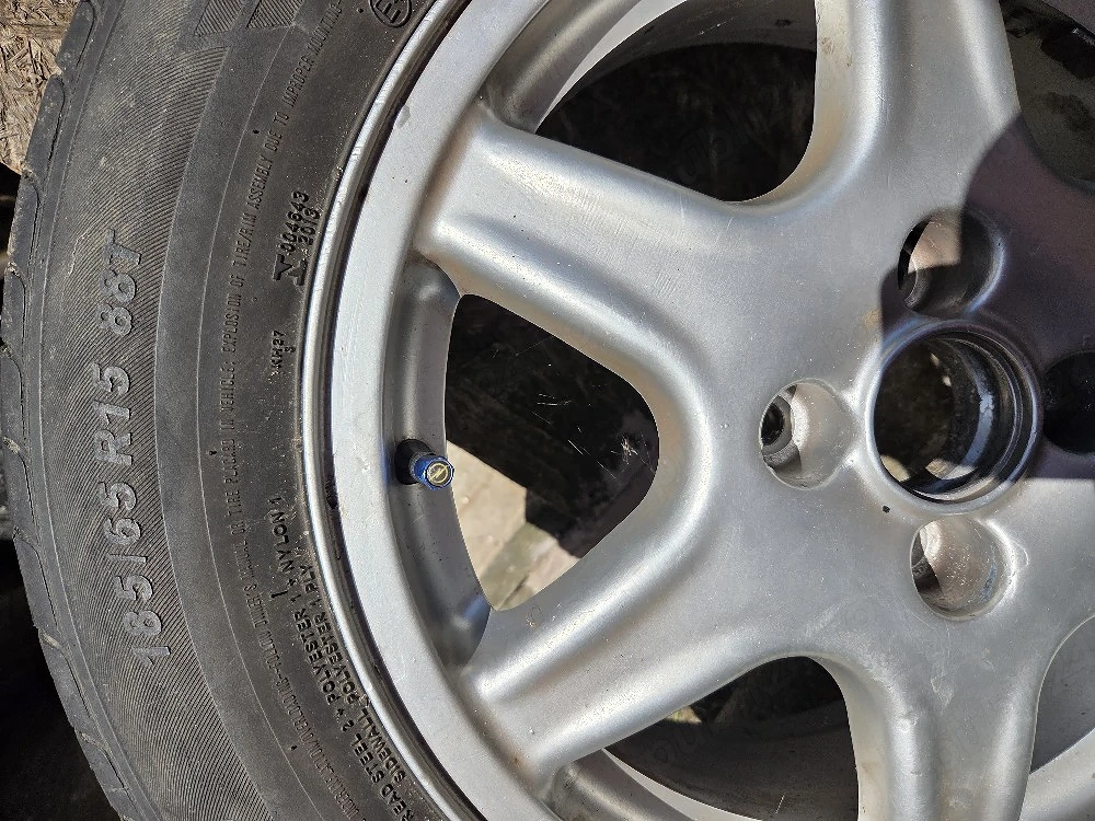 Jante aliaj BBS originale VW si anvelope 195 65 r15 4x100