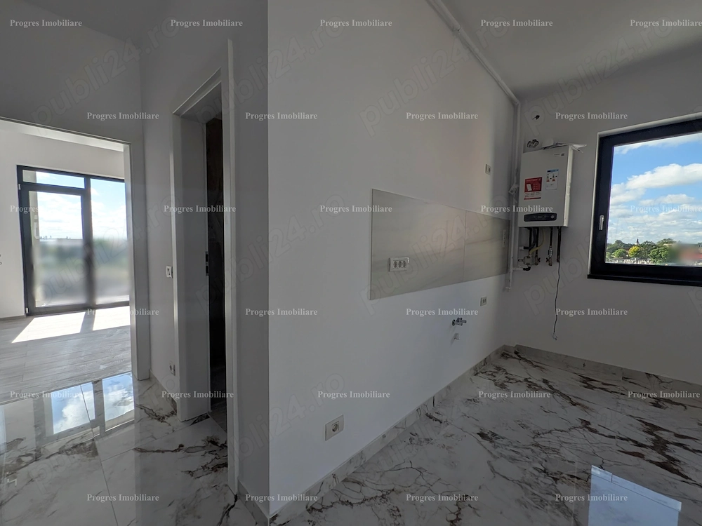 Ap.3 camere - 2 balcoane - bloc nou - finalizat - etaj 2 - parcare inclusa - 128.000 Euro