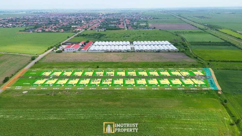 Teren intravilan de vânzare – 10.336 mp cu PUZ aprobat 16 loturi,Arad