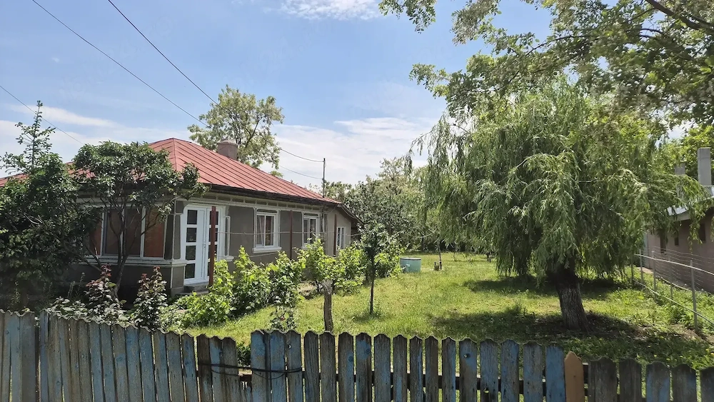 Casă şi teren 1005 mp de vânzare în Platoneşti   stradă principală