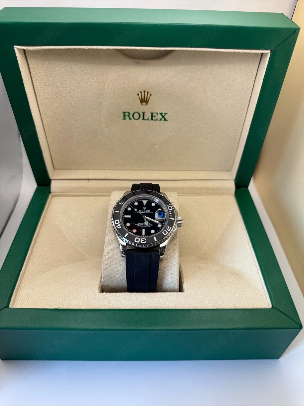 Ceas Rolex Yacht-Master, Gri, 42 mm, Nou