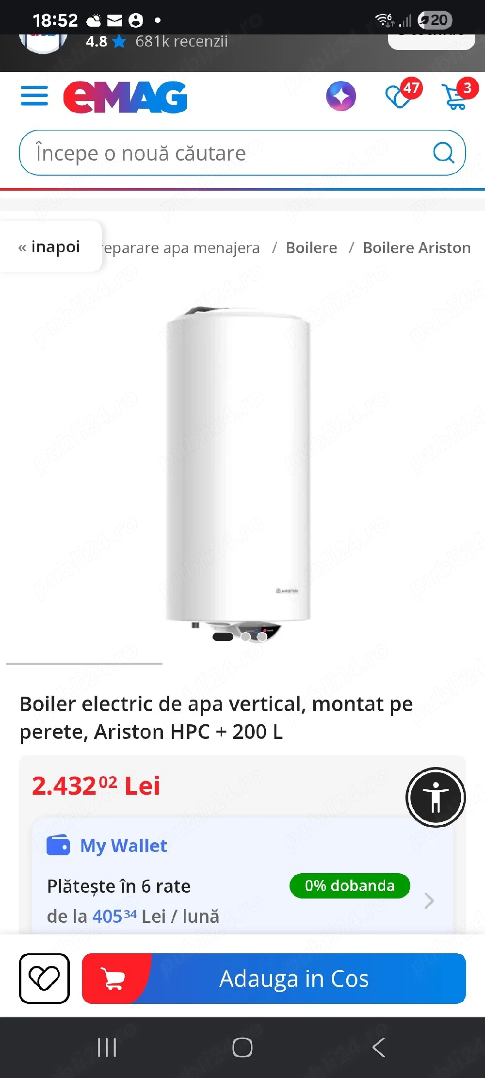 Boiler Ariston 