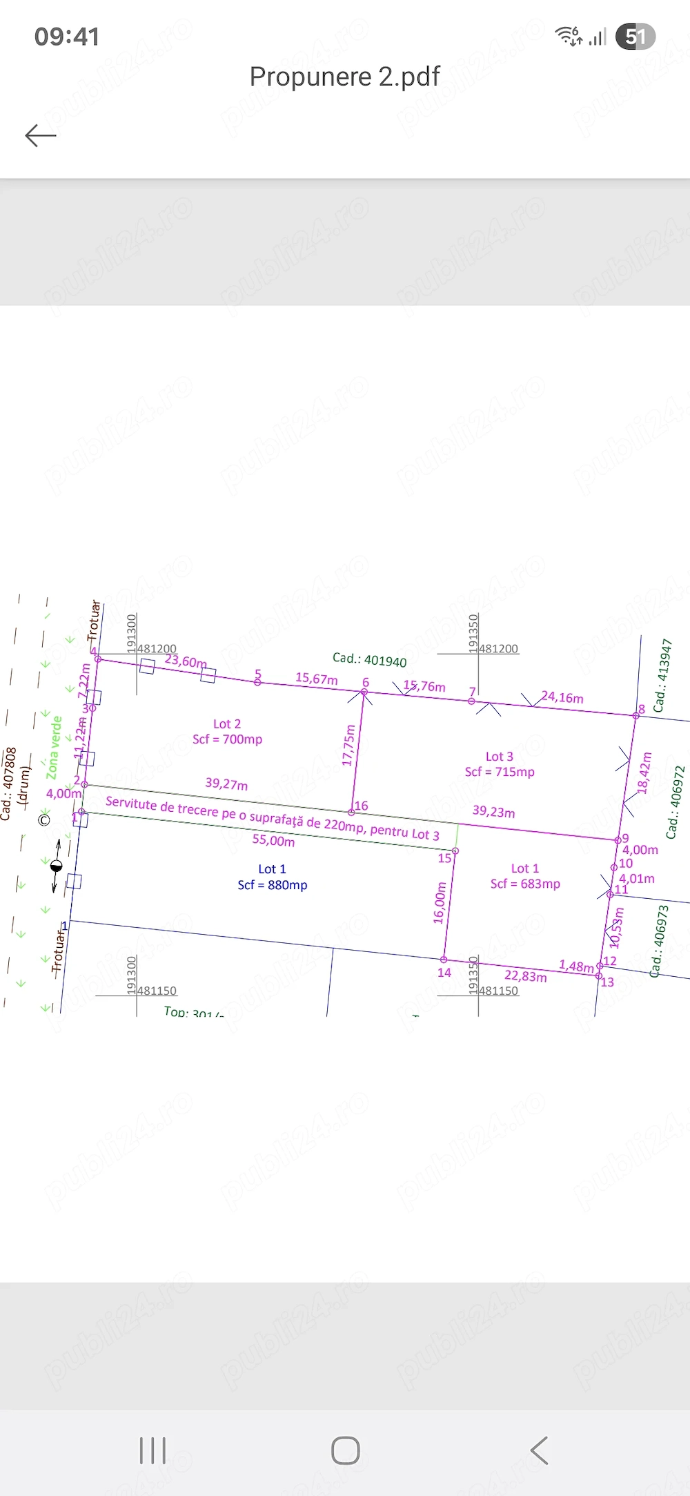 Teren de vânzare direct de la proprietar