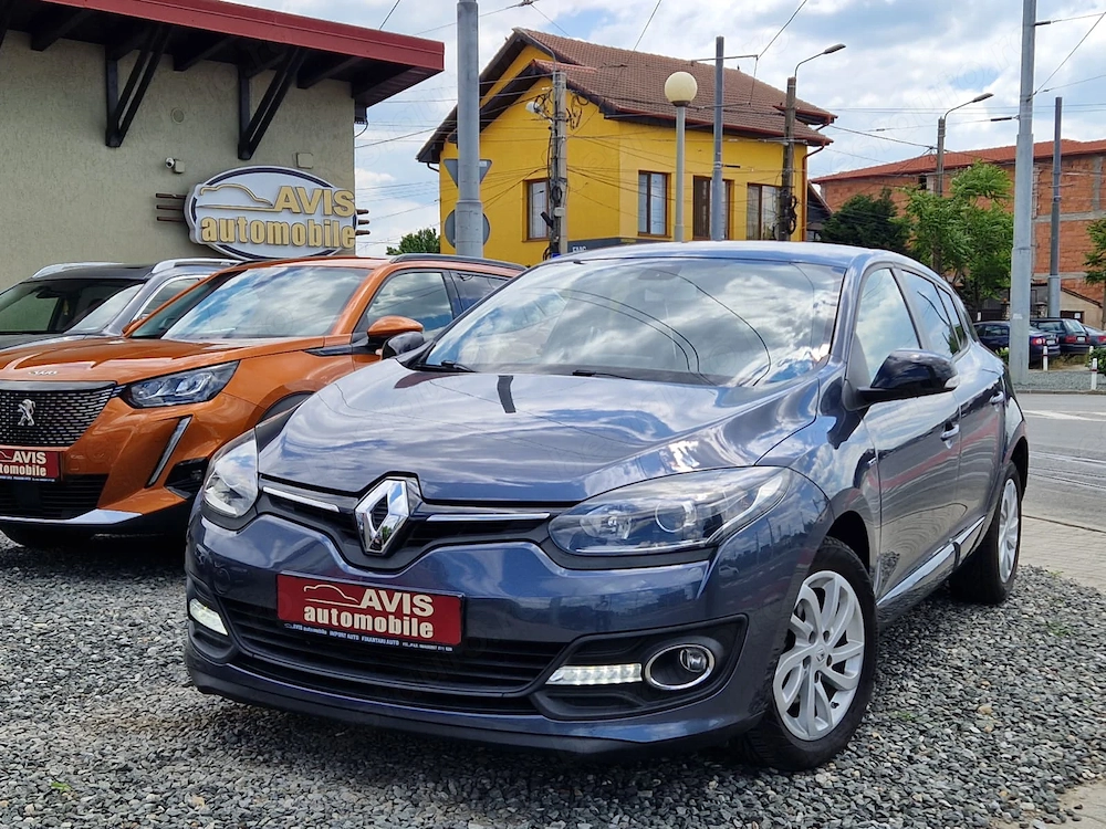 Renault Megane 1.5 dCi 110 CP 2015 Limited,RAR EFECTUAT,Facelift,Navi,Touch,Bluetooth,PDC,Jante 16".