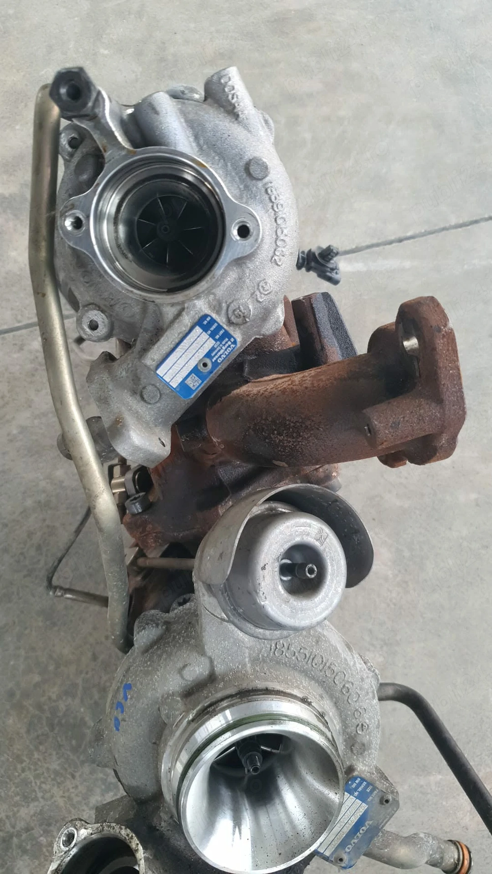 Turbina turbocompresor biturbo Volvo V60 Cross Country 20d 2018 2023 cod 32240493 31491217 32240494