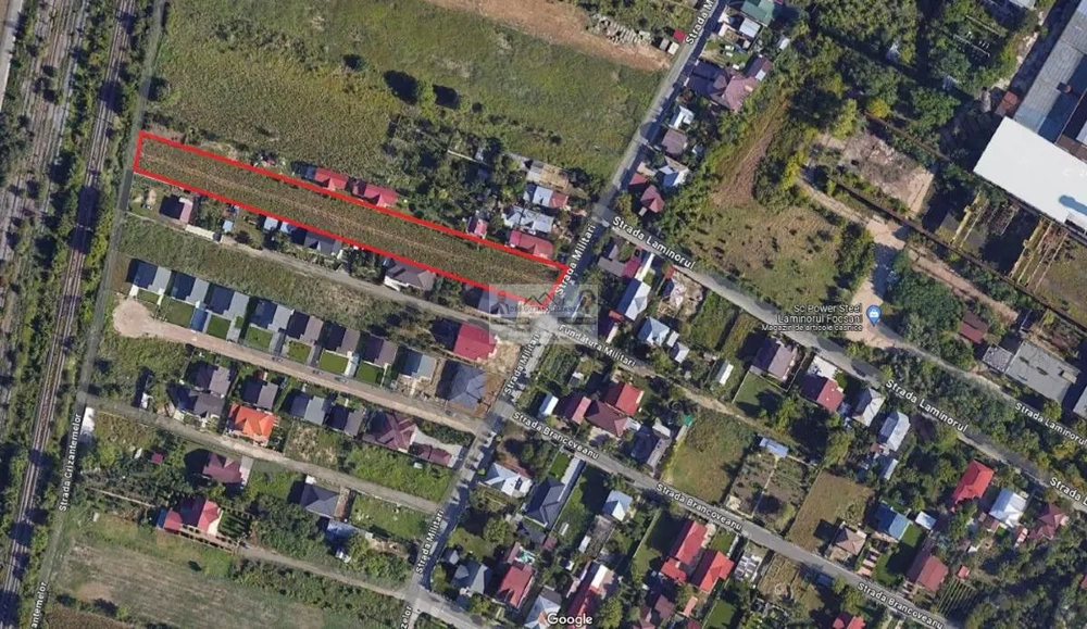 Teren intravilan / 3.712 mp / Str. Militari – Focșani