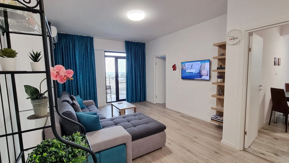 Închiriez pe termen lung apartament 2 camere Mamaia Nord, mobilat si utilat