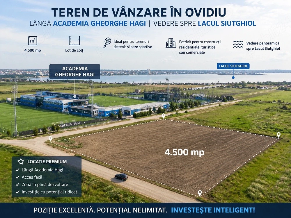 OVIDIU-Academia lui Hagi-Teren premium de vânzare