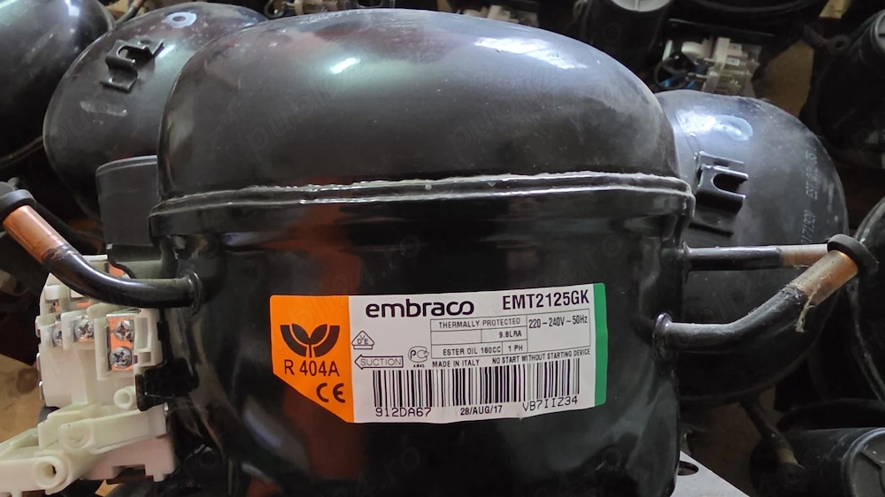 compresoare vitrine frigorifice EMBRACO