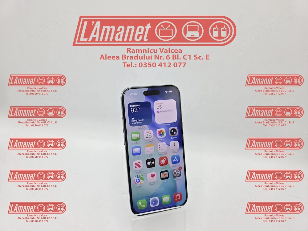 iPhone Air White 256GB Neverlocked 100% Bateria Cu 15 Cicluri Stare Excelenta Garantie Martie 2027