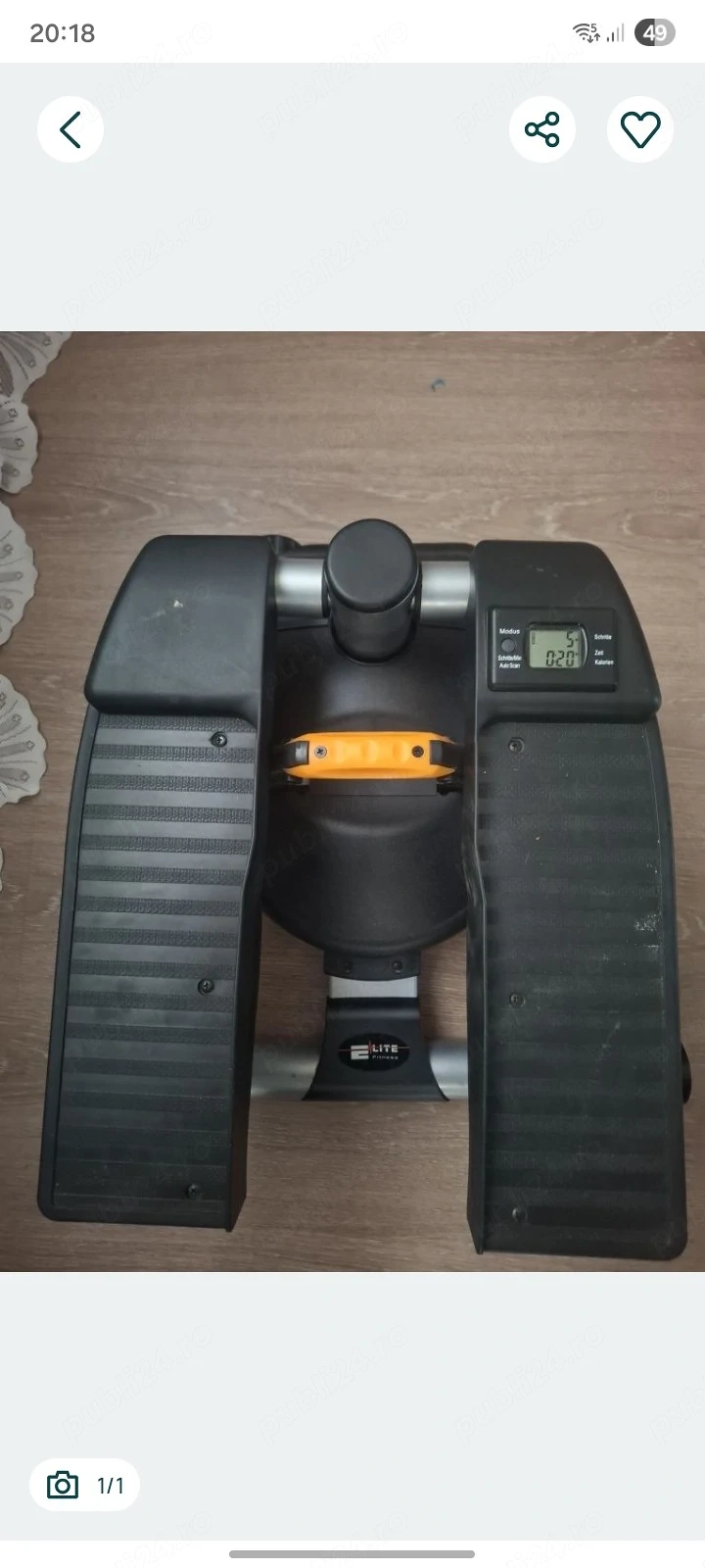 vand aparat de fitness
