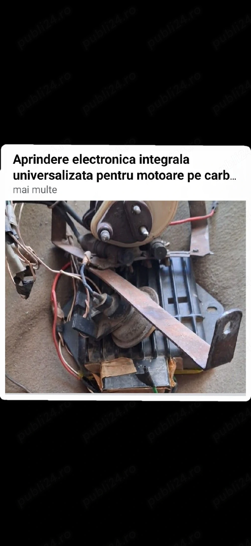 Aprindere integrala universalizata mot.crburator 1,2,4cil.