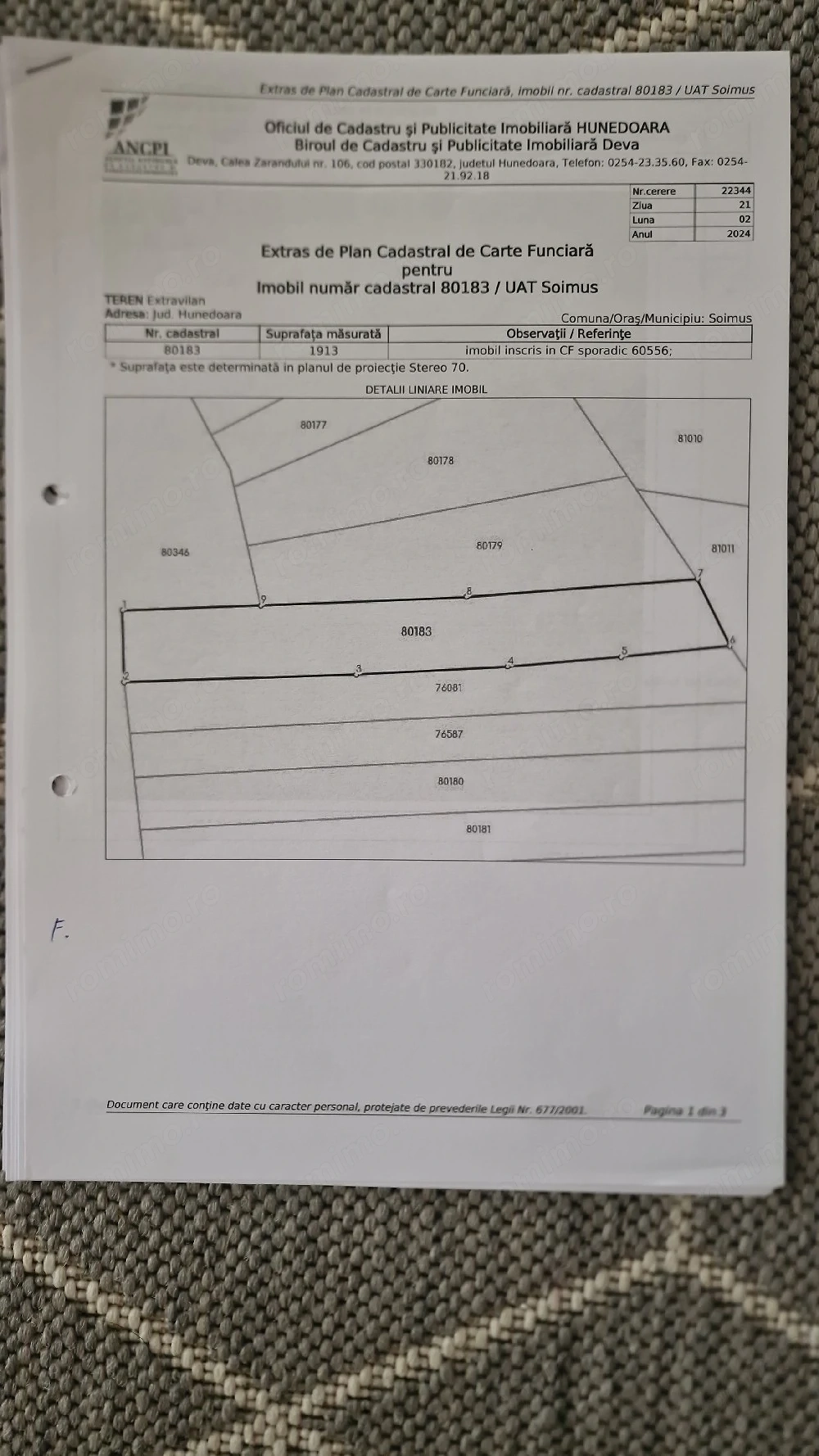  Diverse suprafete loturi parcele padure fanete teren extravilan in Soimus