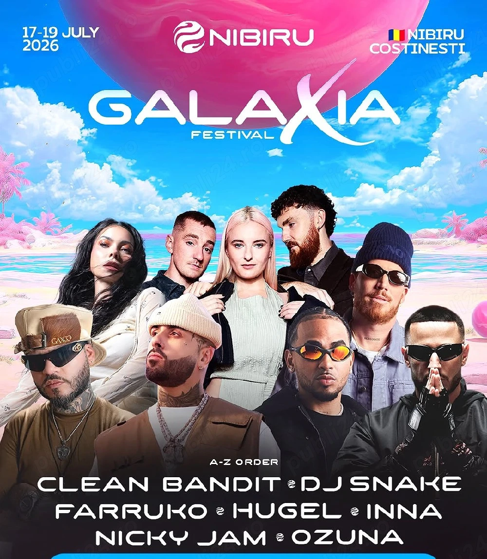 Bilet 3 zile NIBIRU Galaxia Festival - General Access 3-Day Pass, o persoană, 17-19 iulie Costinești
