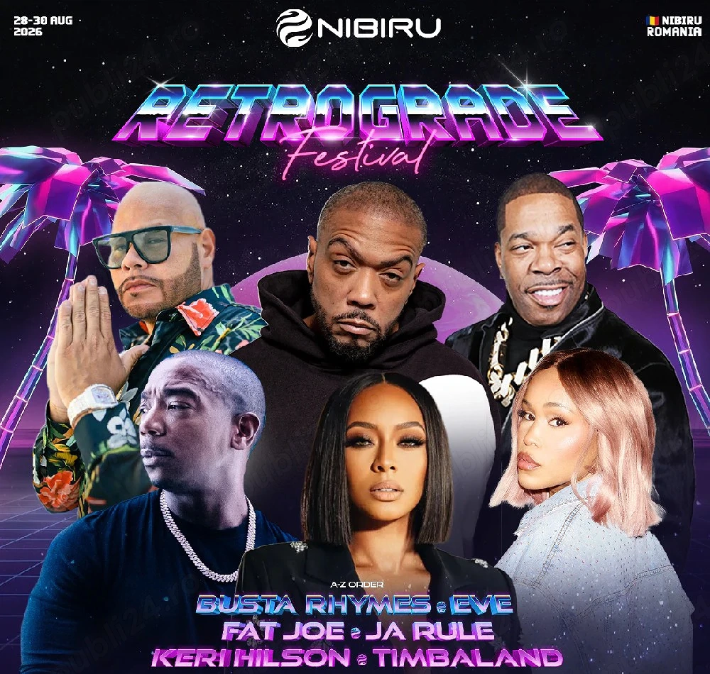 Bilet 3 zile NIBIRU Retrograde Festival, General Access 3-Day Pass, o pers. 28-30 august, Costinești