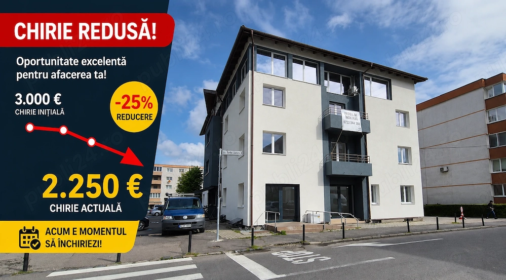 Spațiu comercial cu vizibilitate excelentă, strada Carpaților.