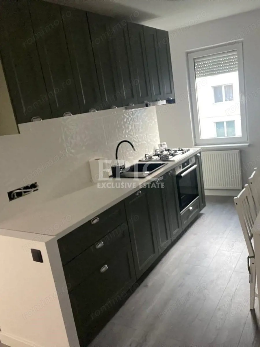 Apartament 3 camere, amenajat modern, 2 băi, etaj 1, Tudor