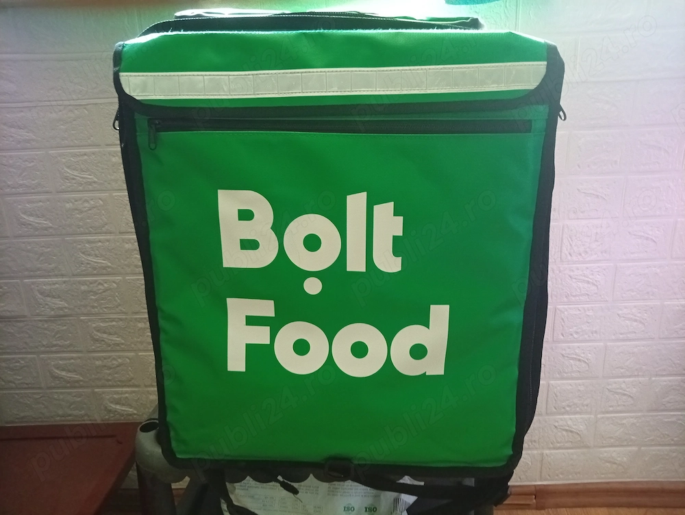 Geanta Bolt pentru delivery. Noua folosita doar o data.