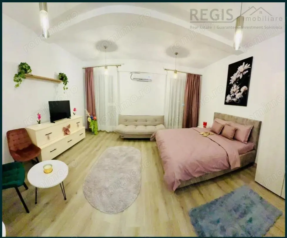 Garsoniera moderna si spatioasa