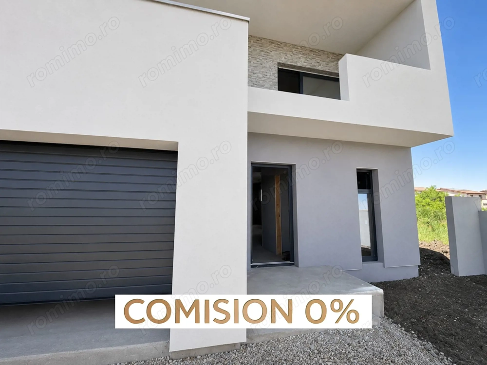 COMISION 0, Duplex cu Garaj, 4 Camere, 140mp, Toate Utilitati, SACALAZ