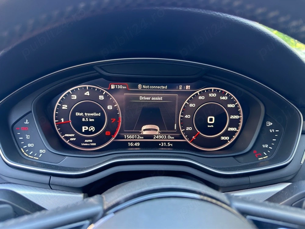 Audi A5 2018 2.0 TFSI 252 CP Euro 6   Stare excelentă, gata de drum