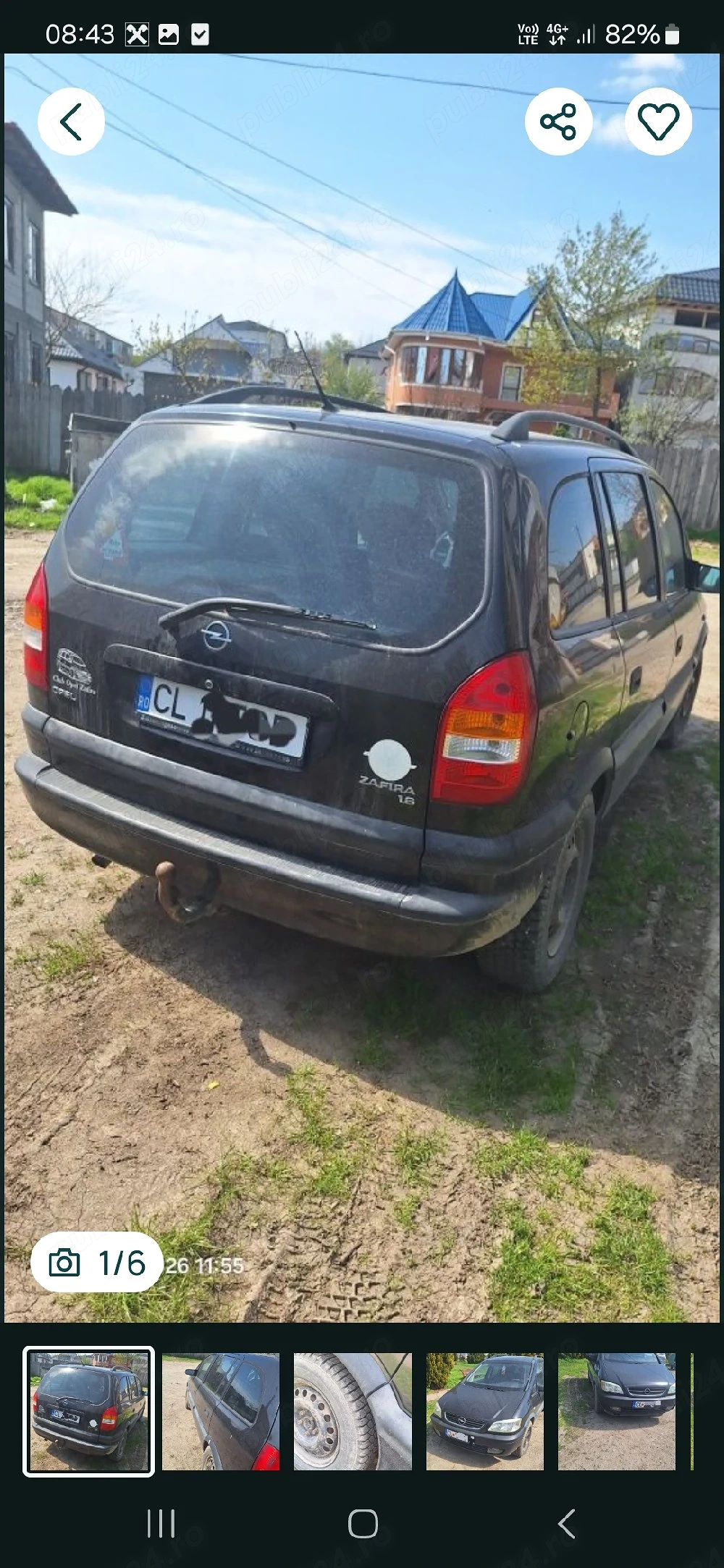 schim opel zafira A,1.6 16v +GPL