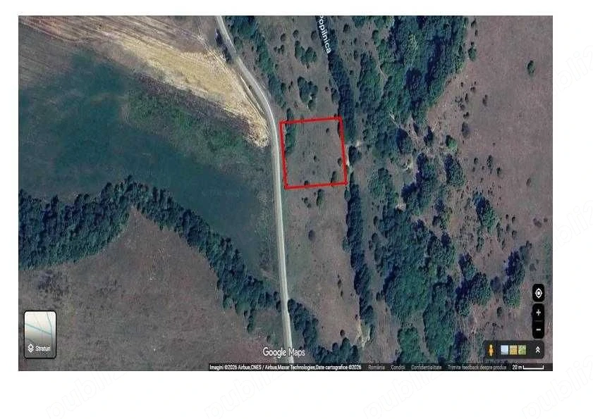 Teren extravilan FANEATA 4100 mp ideal cabana Valea Popilnica sat Vladeni com Dumbravita