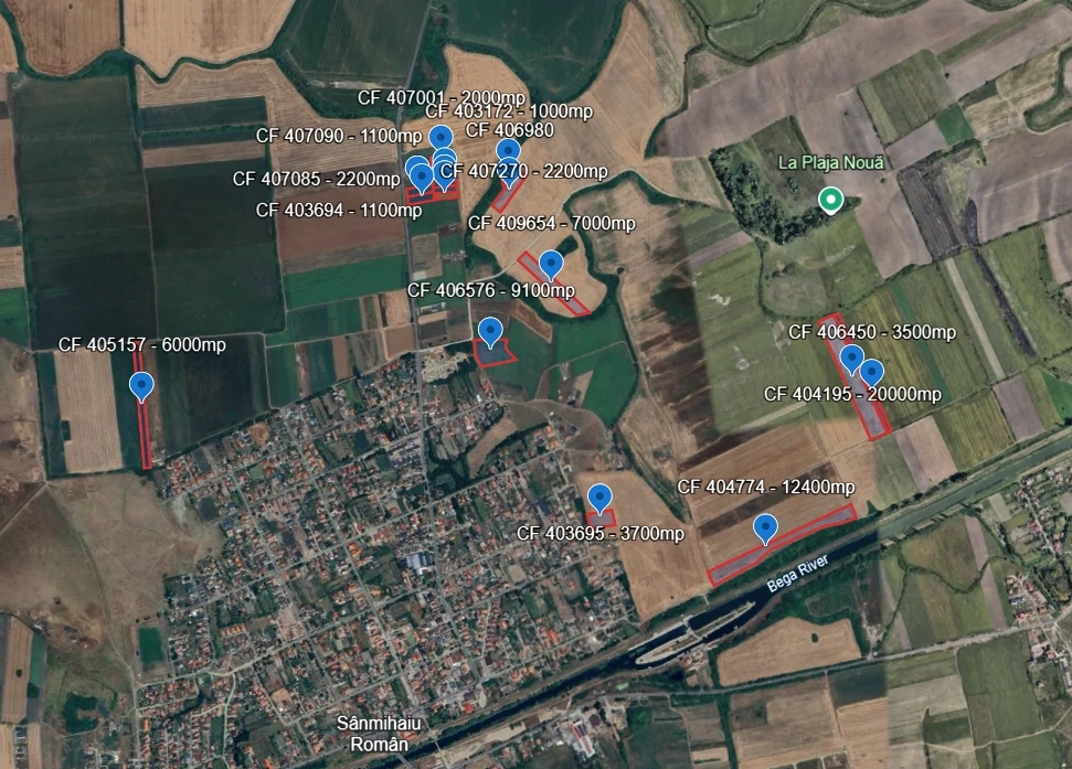 Teren extravilan de vanzare pentru diferite investitii!!!