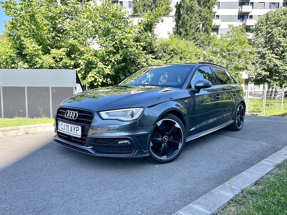 Audi A3 Sportback 2.0 TDI 150 CP S-Tronic | S-Line | Bi-Xenon | LED | ACC | Piele | Istoric Complet
