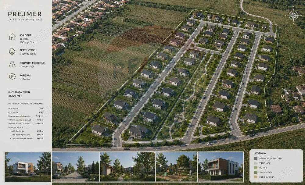 Teren 25.100 mp cu potențial major de dezvoltare în Prejmer