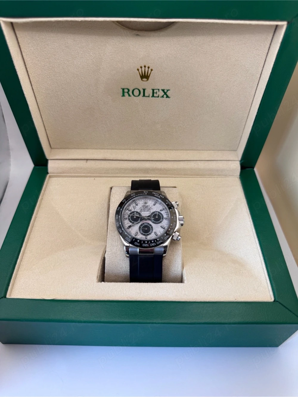 Ceas Rolex Cosmograph Daytona Meteorite Dial, Gri, 40 mm, Nou